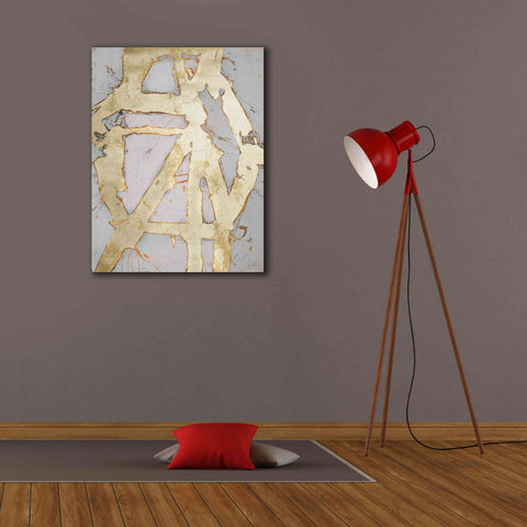 Image of 'Ace of Spades in Gold I' by Erin Ashley, Giclee Canvas Wall Art,26 x 34