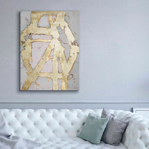 'Ace of Spades in Gold I' by Erin Ashley, Giclee Canvas Wall Art,40 x 54