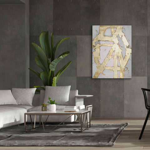 Image of 'Ace of Spades in Gold I' by Erin Ashley, Giclee Canvas Wall Art,40 x 54