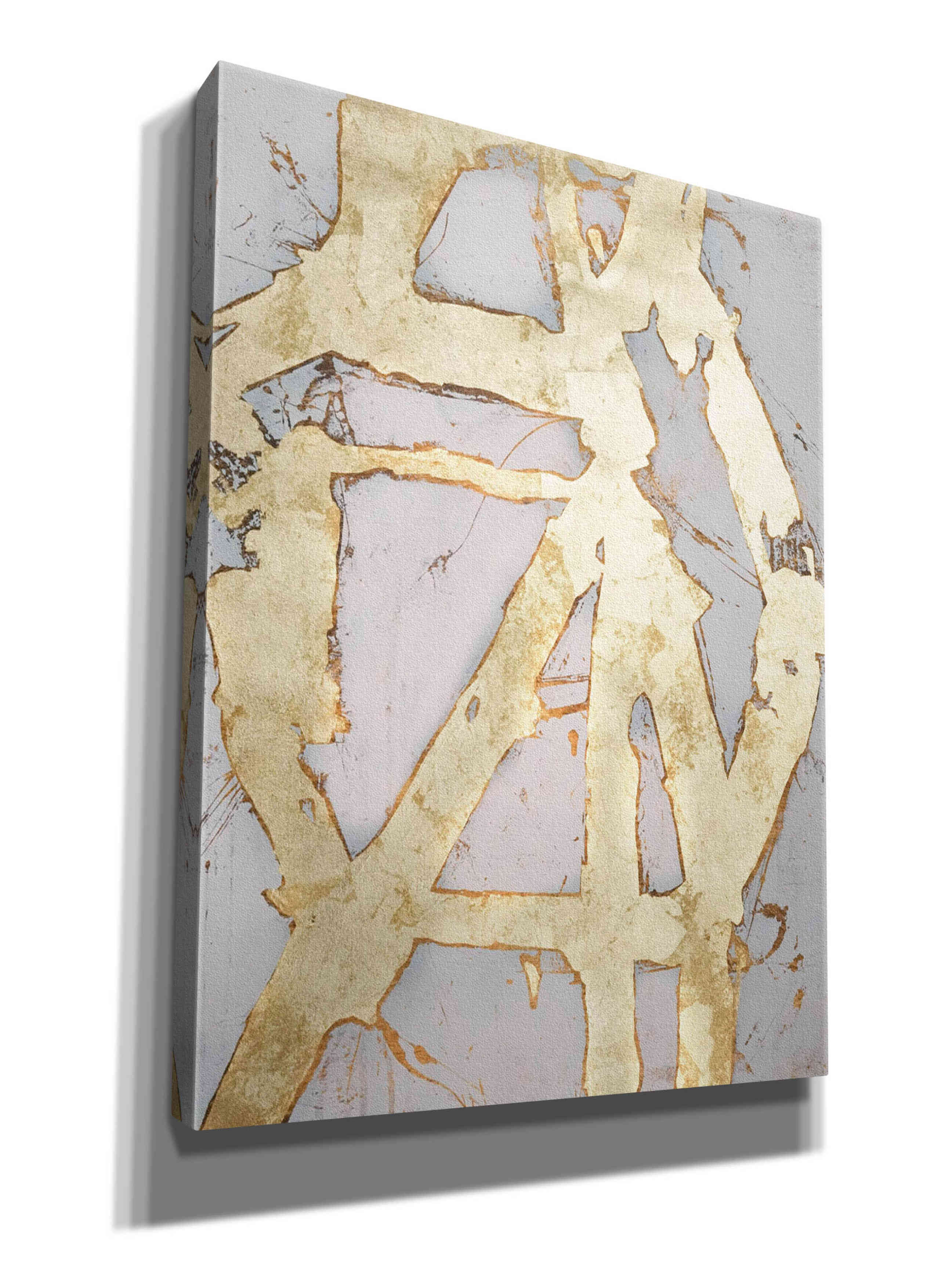 'Ace of Spades in Gold I' by Erin Ashley, Giclee Canvas Wall Art