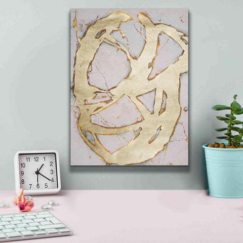 Image of 'Ace of Spades in Gold II' by Erin Ashley, Giclee Canvas Wall Art,12 x 16