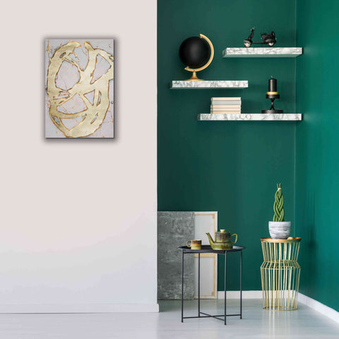 Image of 'Ace of Spades in Gold II' by Erin Ashley, Giclee Canvas Wall Art,18 x 26