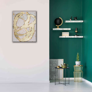 'Ace of Spades in Gold II' by Erin Ashley, Giclee Canvas Wall Art,26 x 34