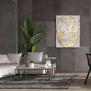 'Ace of Spades in Gold II' by Erin Ashley, Giclee Canvas Wall Art,40 x 54