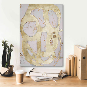 'Ace of Spades in Gold III' by Erin Ashley, Giclee Canvas Wall Art,18 x 26