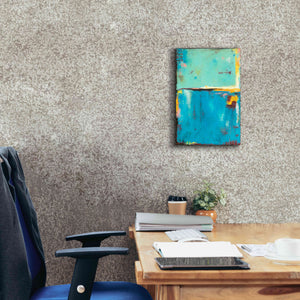 'Matchbox Blue 55' by Erin Ashley, Giclee Canvas Wall Art,12 x 18