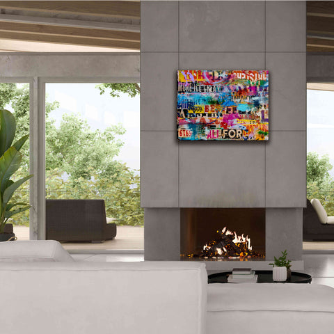 Image of 'Metromix Luv I' by Erin Ashley, Giclee Canvas Wall Art,34 x 26