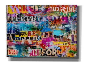 'Metromix Luv I' by Erin Ashley, Giclee Canvas Wall Art