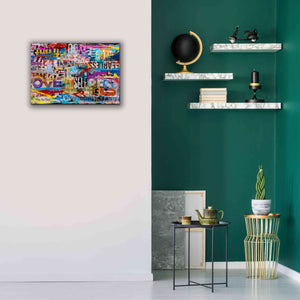 'Metromix Luv II' by Erin Ashley, Giclee Canvas Wall Art,26 x 18