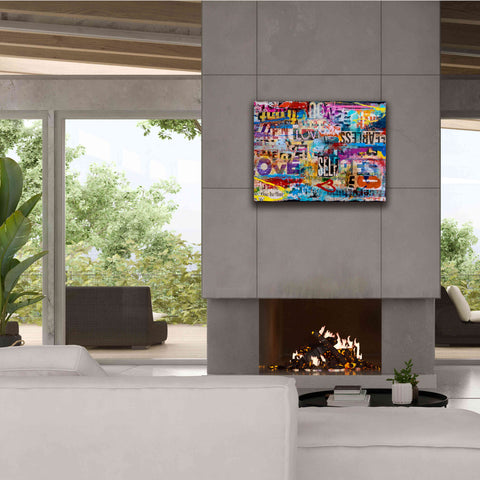 Image of 'Metromix Luv II' by Erin Ashley, Giclee Canvas Wall Art,34 x 26