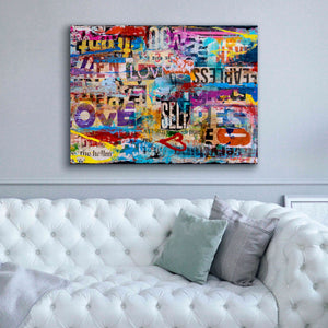'Metromix Luv II' by Erin Ashley, Giclee Canvas Wall Art,54 x 40