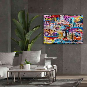 'Metromix Luv II' by Erin Ashley, Giclee Canvas Wall Art,54 x 40