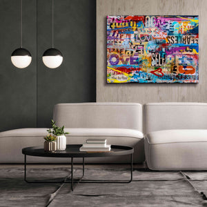 'Metromix Luv II' by Erin Ashley, Giclee Canvas Wall Art,54 x 40