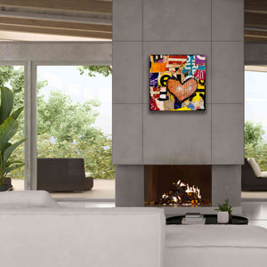 'Mixed Luv' by Erin Ashley, Giclee Canvas Wall Art,26 x 26