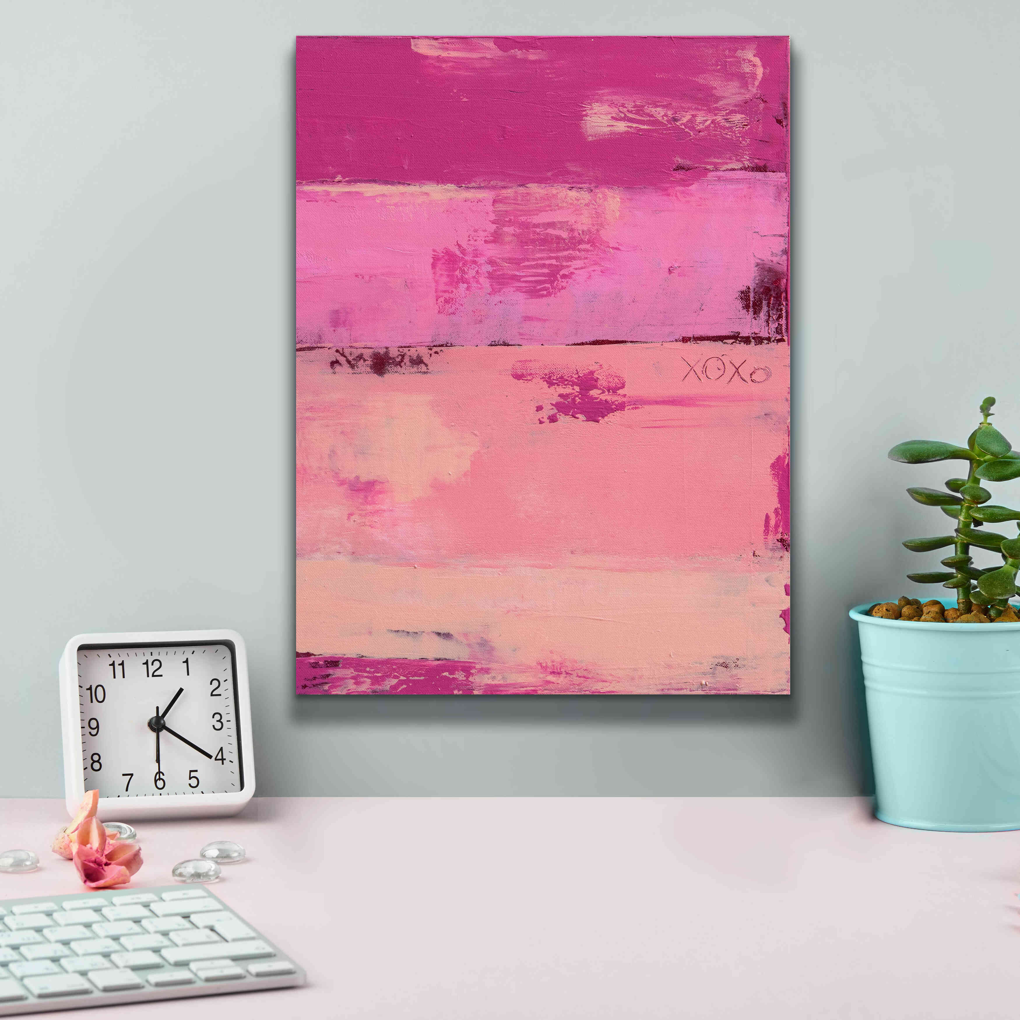 'Sweet Heart Hotel II' by Erin Ashley, Giclee Canvas Wall Art,12 x 16
