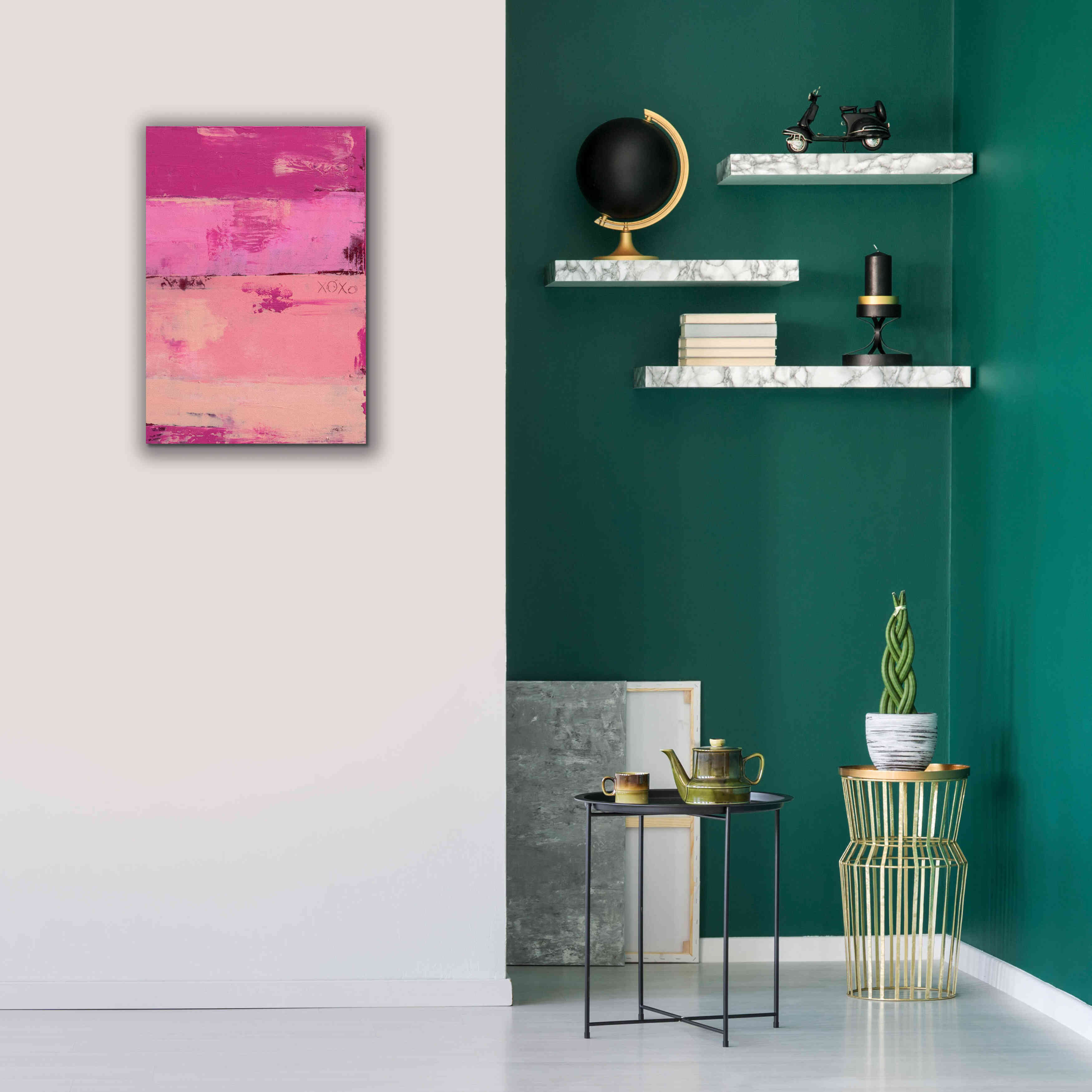 'Sweet Heart Hotel II' by Erin Ashley, Giclee Canvas Wall Art,18 x 26