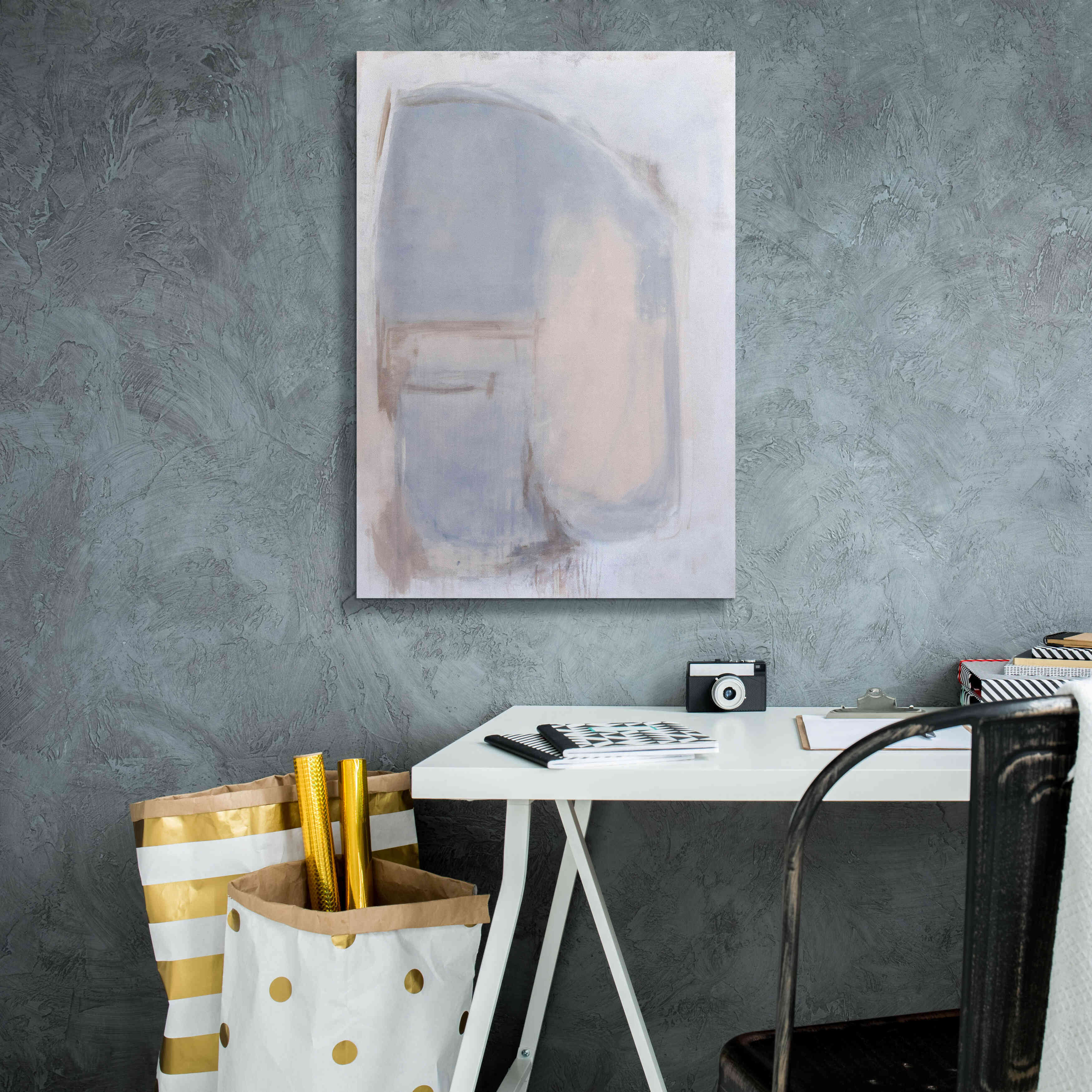 'Neutral Dreamers' by Erin Ashley, Giclee Canvas Wall Art,18 x 26