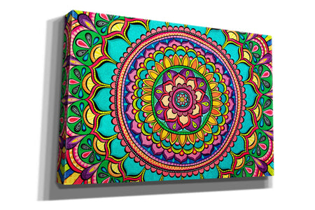 'Happy Dance Mandala' by Hello Angel, Giclee Canvas Wall Art