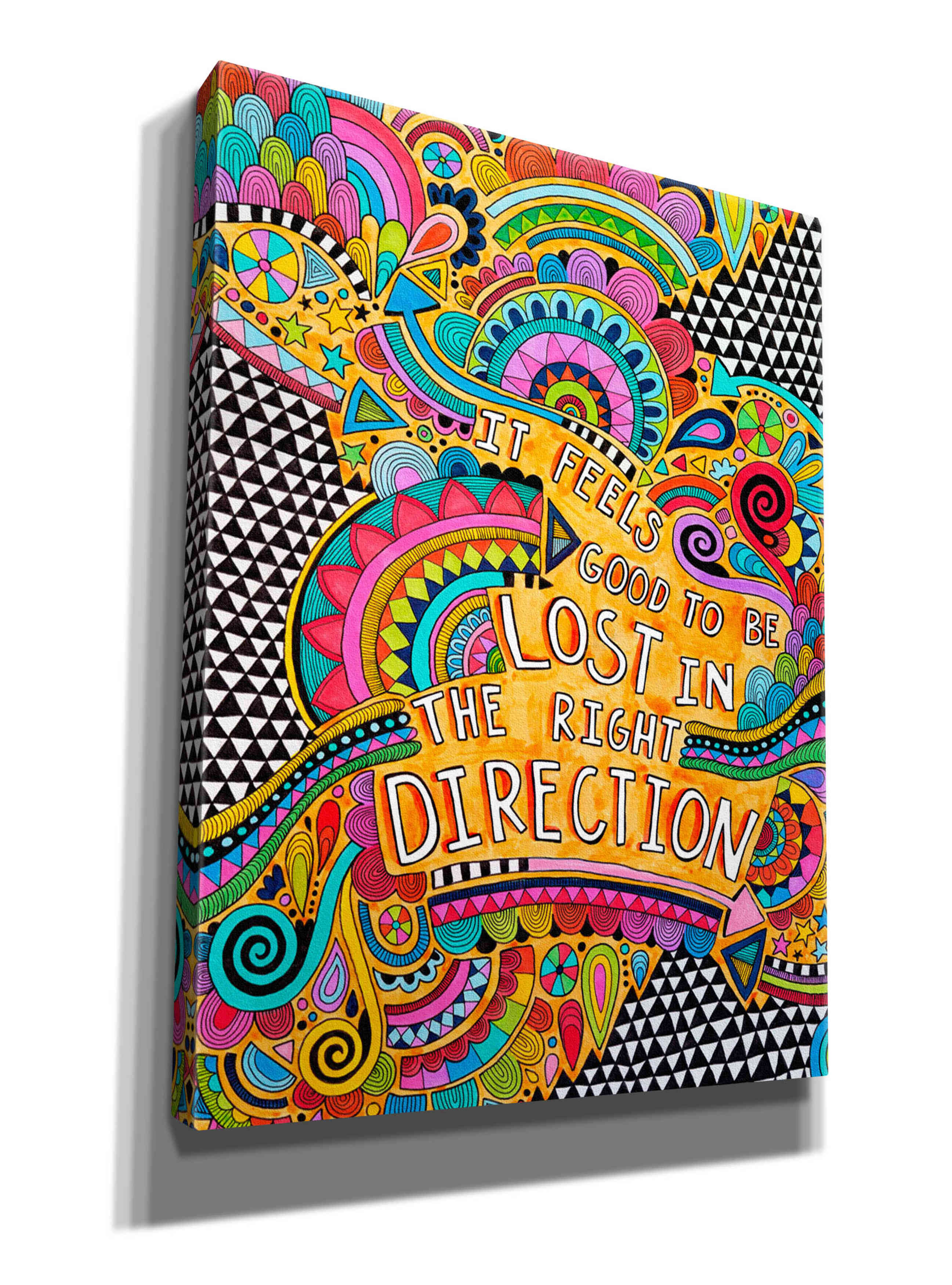 'Lost in the Right Direction' by Hello Angel, Giclee Canvas Wall Art