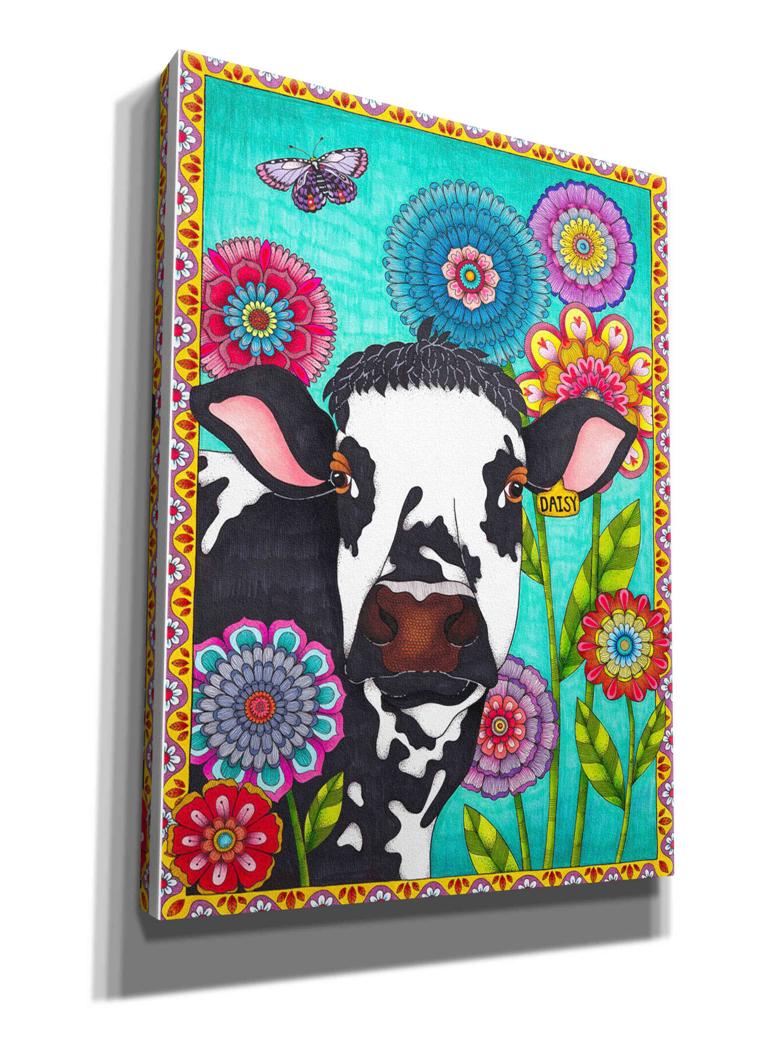 'Dairy Queen' by Hello Angel, Giclee Canvas Wall Art