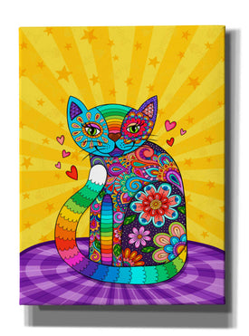 'Cats Meow' by Hello Angel, Giclee Canvas Wall Art