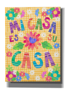 'Mi Casa Es Su Casa' by Hello Angel, Giclee Canvas Wall Art