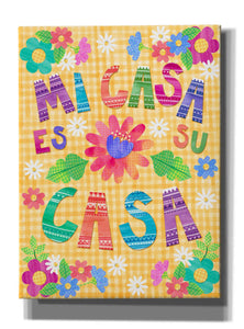'Mi Casa Es Su Casa' by Hello Angel, Giclee Canvas Wall Art