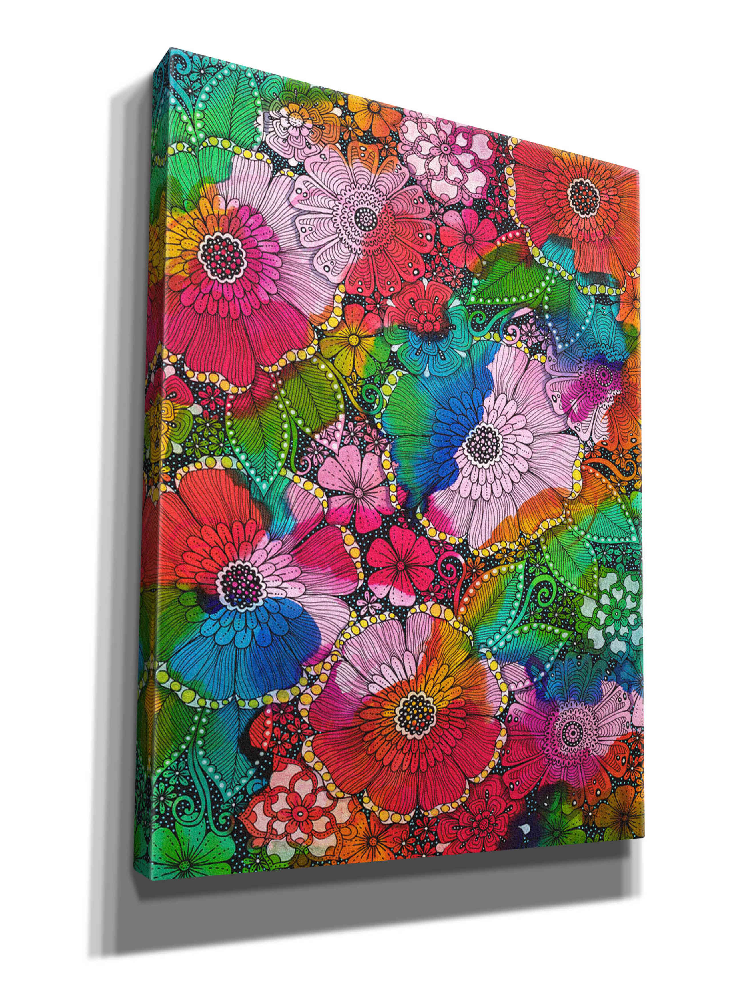'My Rainbow Garden' by Hello Angel, Giclee Canvas Wall Art