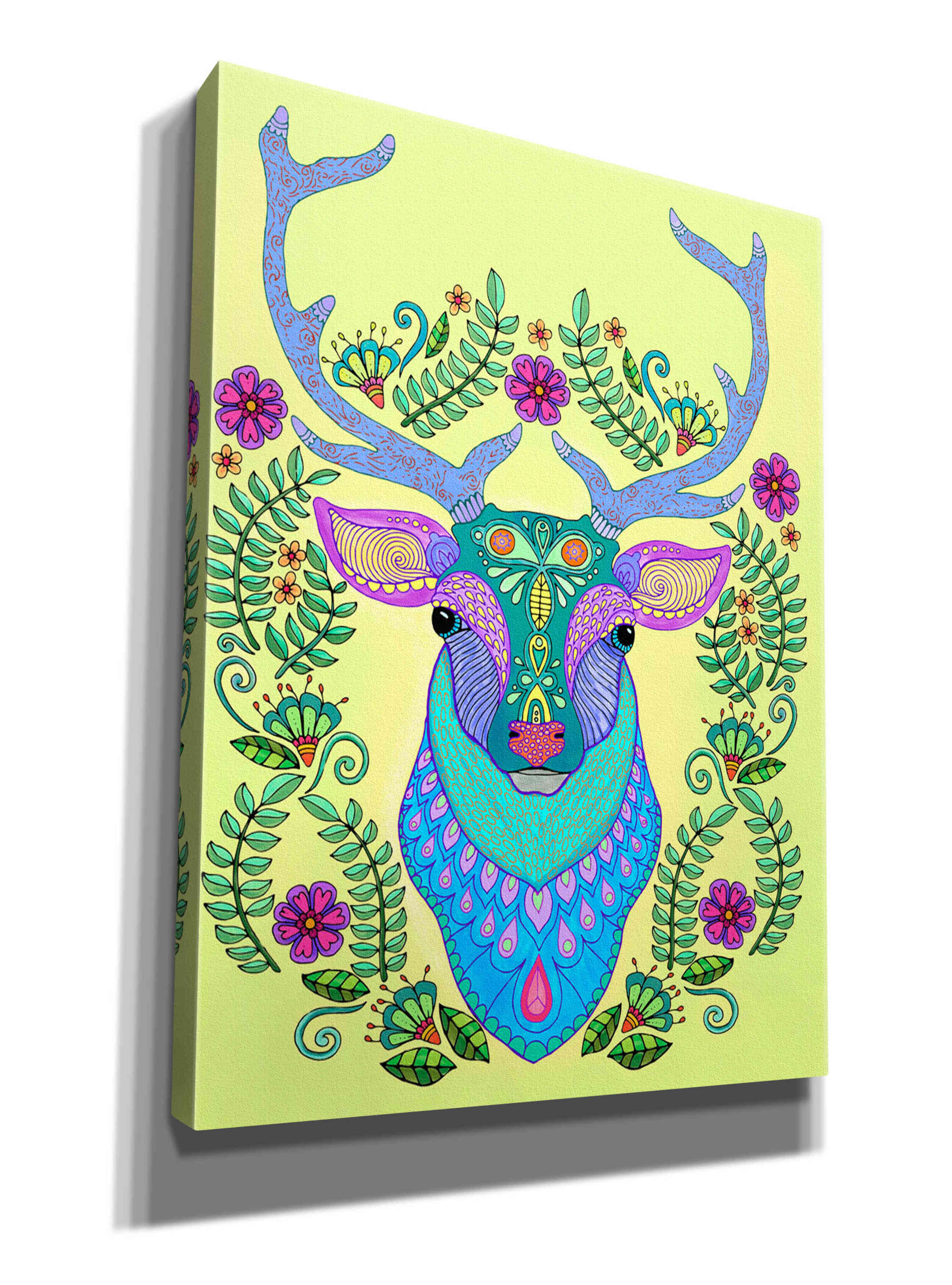 'Animals 19 color' by Hello Angel, Giclee Canvas Wall Art