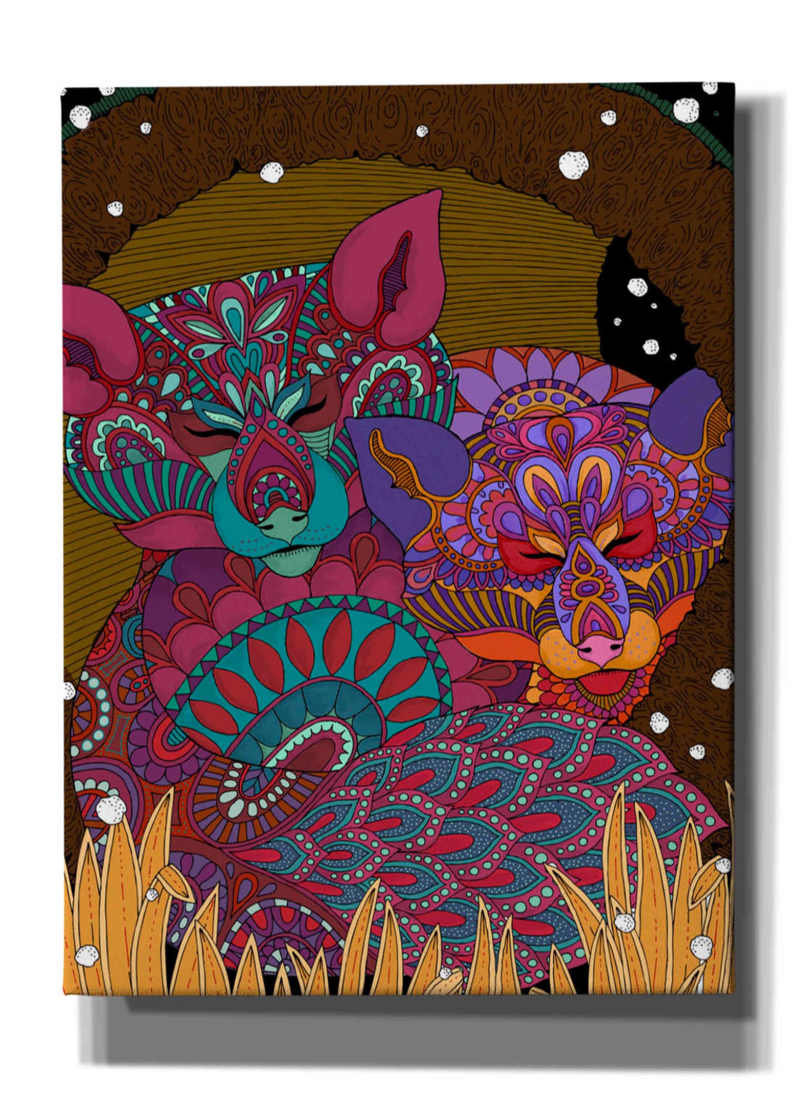 'Winter Wonderland 6 ' by Hello Angel, Giclee Canvas Wall Art