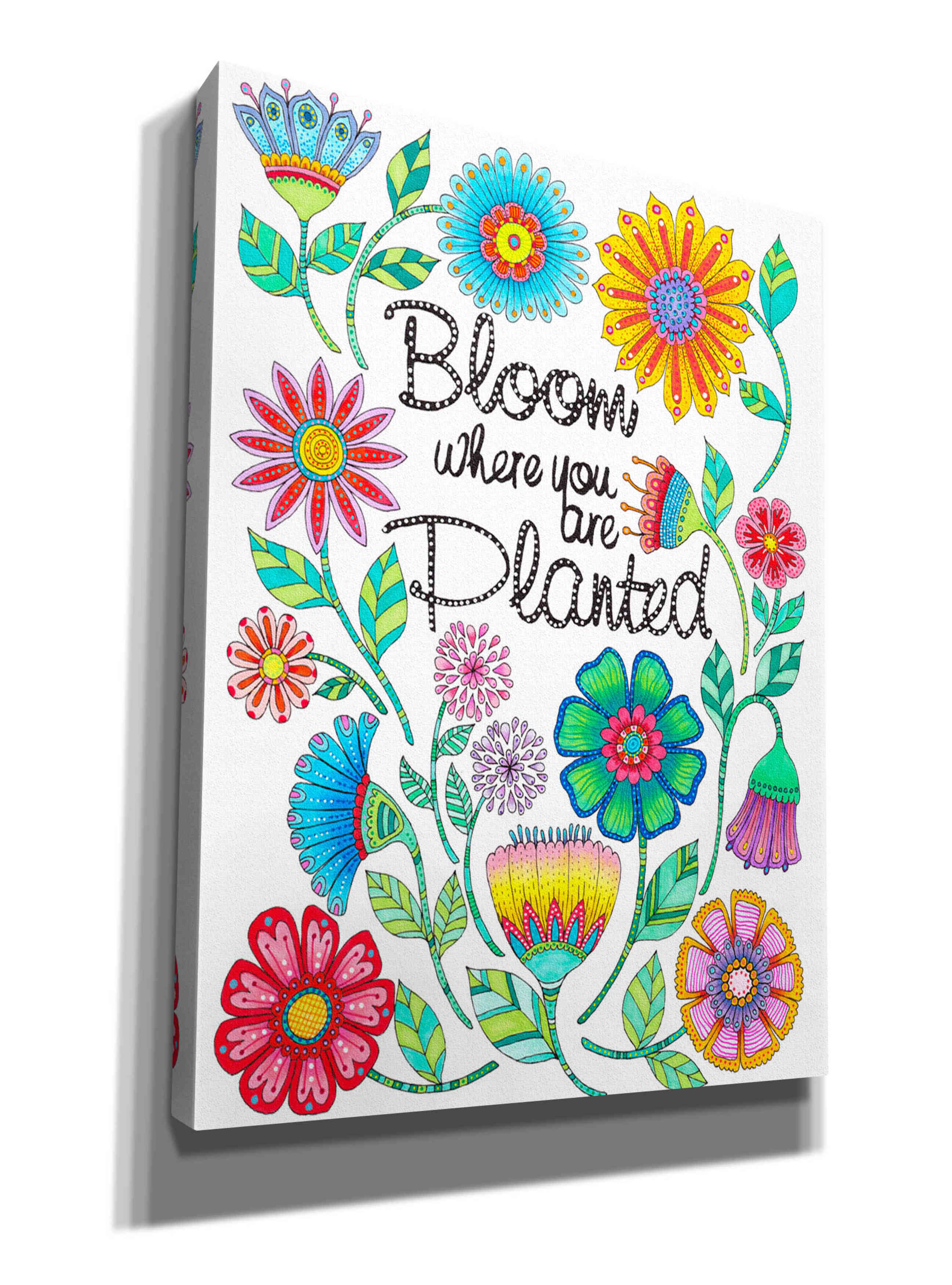 'Big Beautiful Blossoms 9' by Hello Angel, Giclee Canvas Wall Art