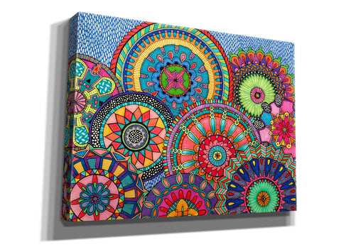 Image of 'Mandala Parade' by Hello Angel, Giclee Canvas Wall Art