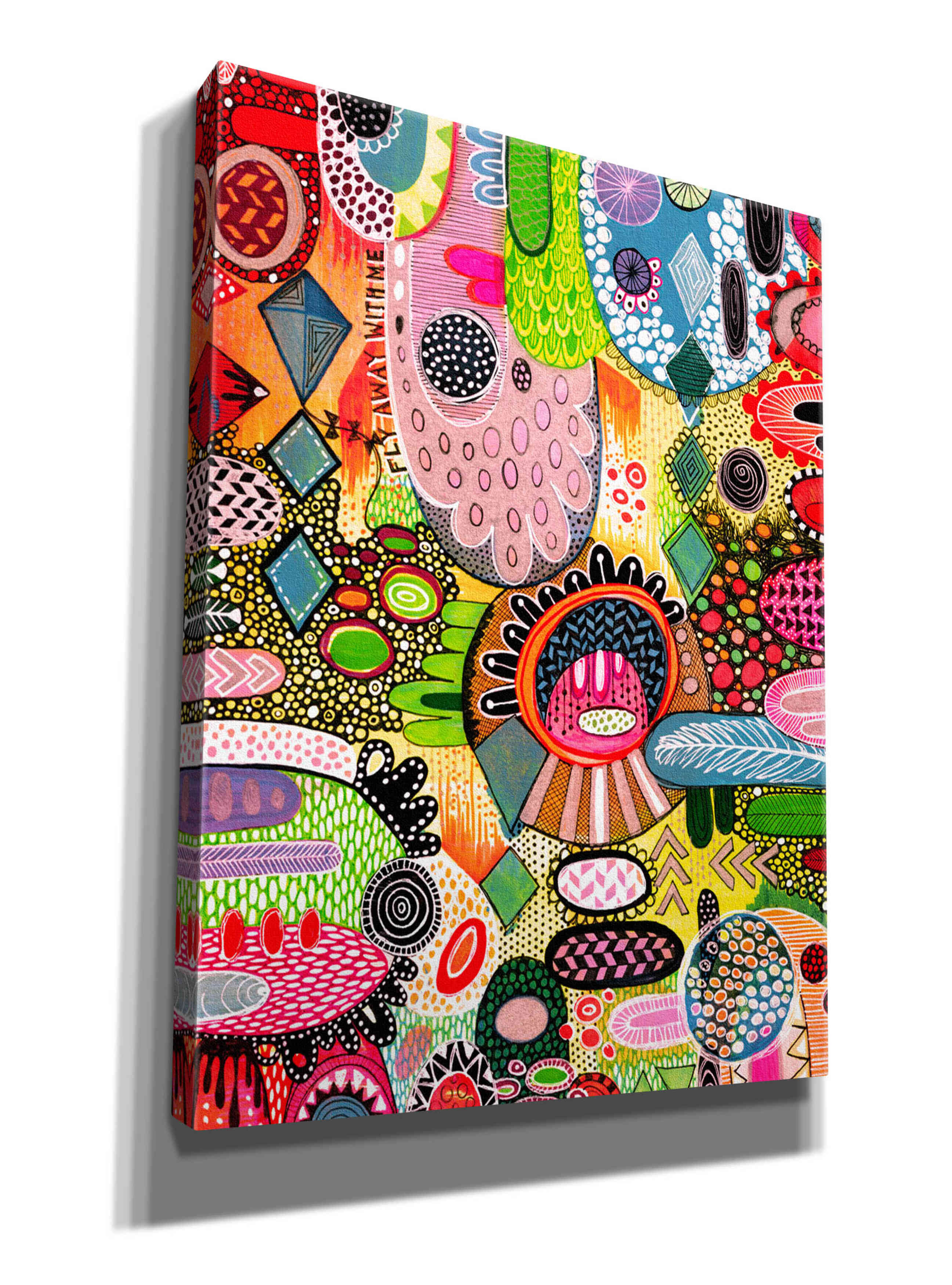 'Fly With Me' by Hello Angel, Giclee Canvas Wall Art