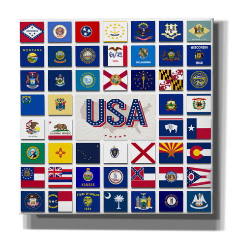 Image of 'USA' by Irena Orlov, Giclee Canvas Wall Art