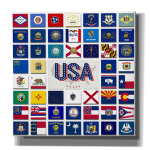 'USA' by Irena Orlov, Giclee Canvas Wall Art