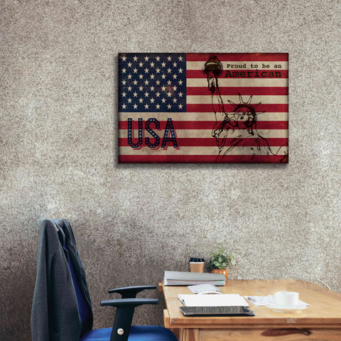 Image of '2 Proud to be an American' by Irena Orlov, Giclee Canvas Wall Art,40 x 26