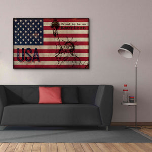 '2 Proud to be an American' by Irena Orlov, Giclee Canvas Wall Art,60 x 40