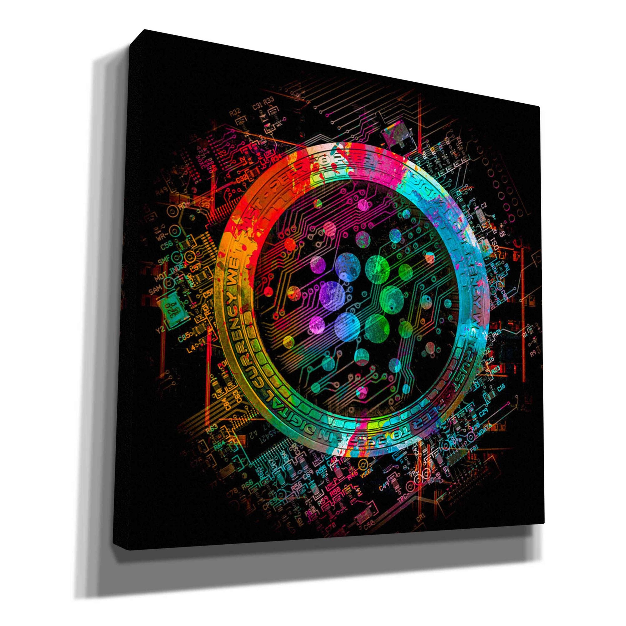 'Cardano Crypto Coin' Canvas Wall Art