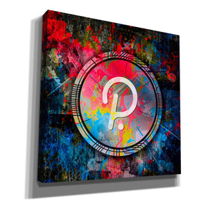 'DOT Polkadot Crypto Coin,' Canvas Wall Art