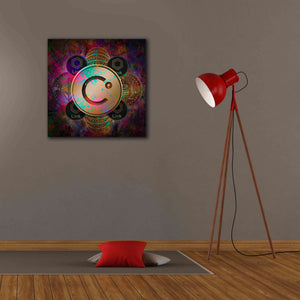 'CEL Celsius Network Crypto Pyramid,' Canvas Wall Art,26x26