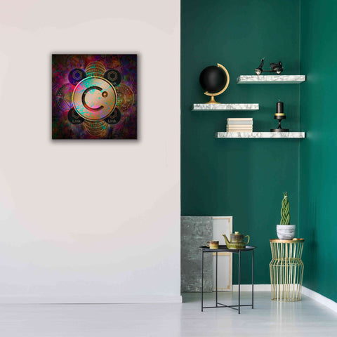 Image of 'CEL Celsius Network Crypto Pyramid,' Canvas Wall Art,26x26
