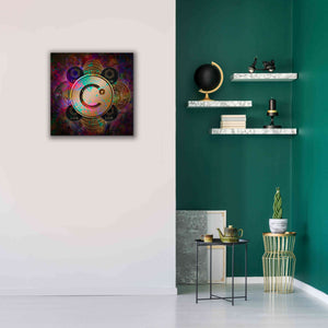 'CEL Celsius Network Crypto Pyramid,' Canvas Wall Art,26x26