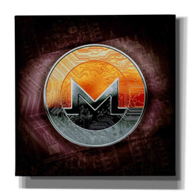 'XMR Monero Coin,' Canvas Wall Art