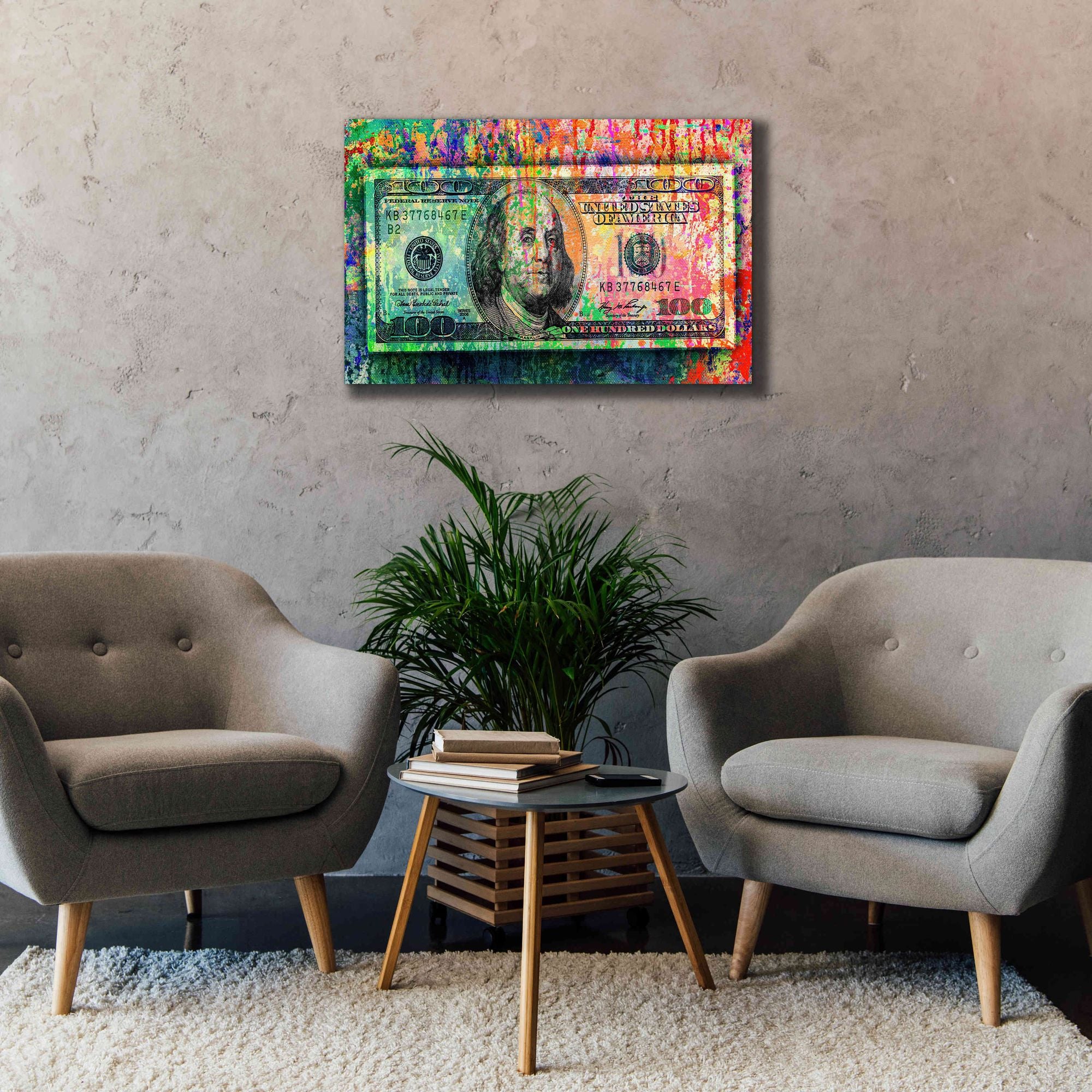 'Money Trail,' Canvas Wall Art,40x26