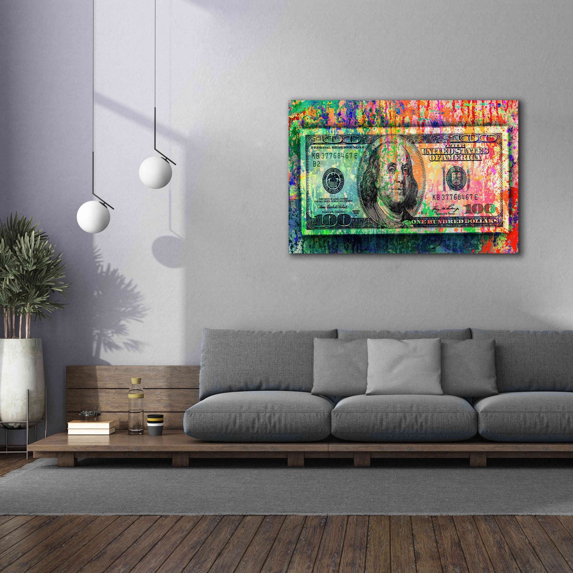 'Money Trail,' Canvas Wall Art,60x40
