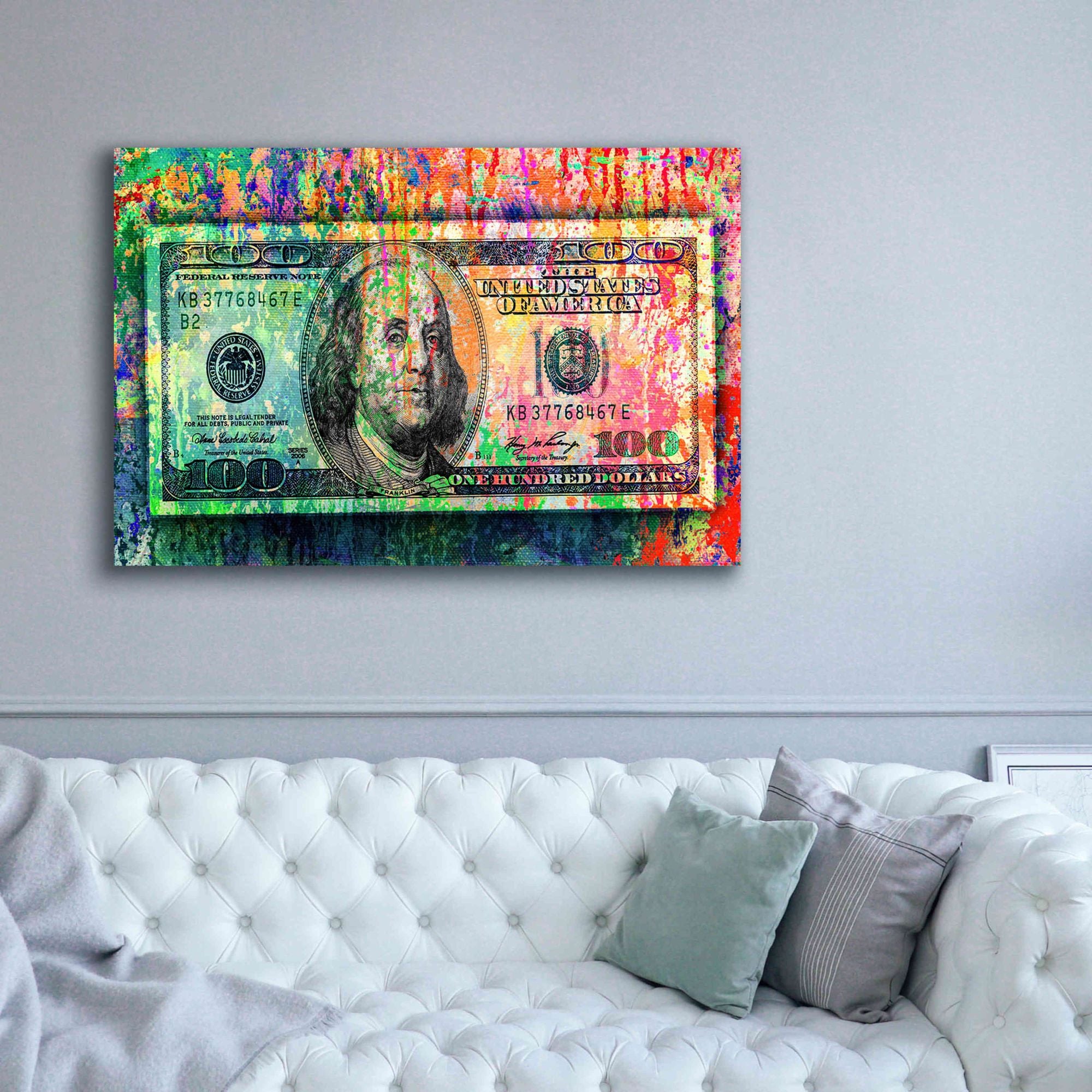 'Money Trail,' Canvas Wall Art,60x40
