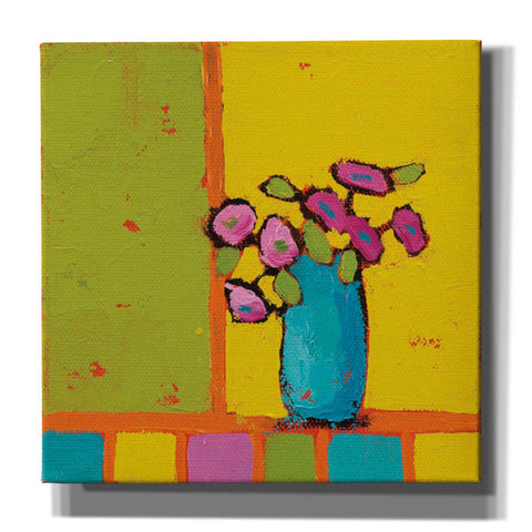 Image of 'Turquoise Vase Bright' by Phyllis Adams, Canvas Wall Art