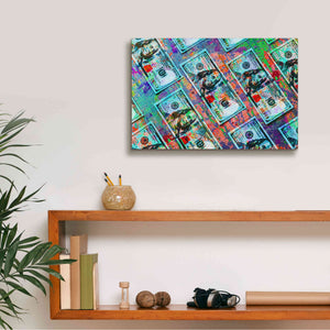'American Plunder,' Canvas Wall Art,18x12