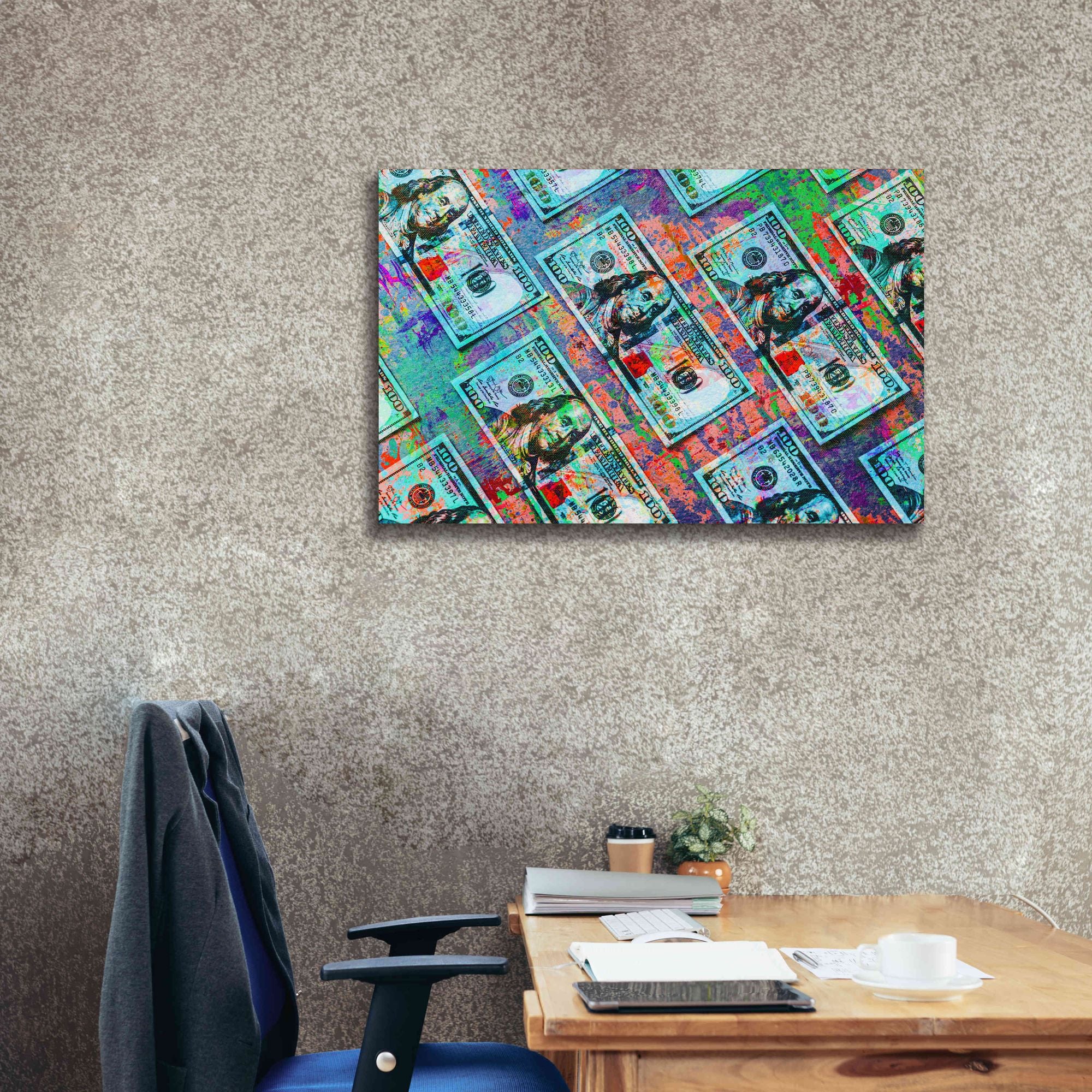 'American Plunder,' Canvas Wall Art,40x26