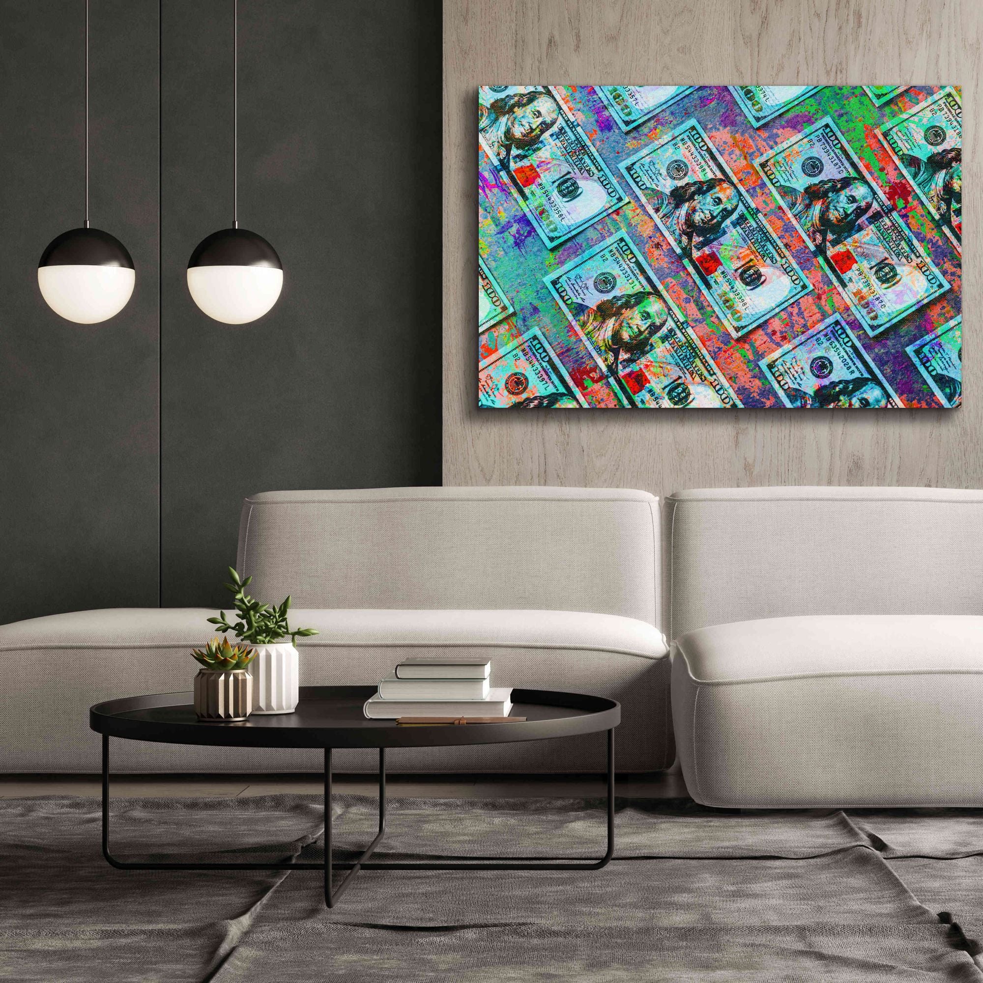 'American Plunder,' Canvas Wall Art,60x40